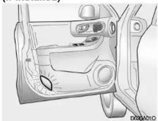 HYUNDAI Santa FE (2000) - FRONT DOOR EDGE WARN- ING LIGHT - 1