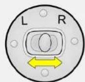 HYUNDAI Santa FE (2000) - To adjust the position of either mirror: - 1