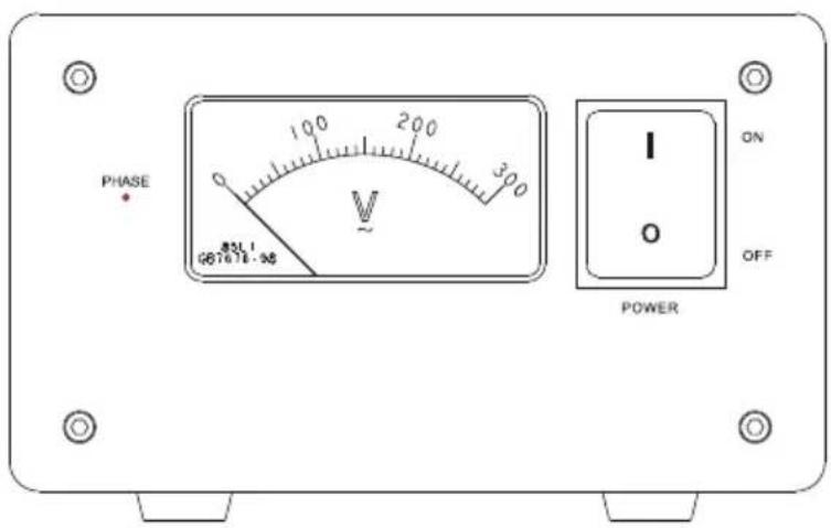 PHASE 0 100 200 300 V 851.1 G67612-95 I O ON OFF POWER