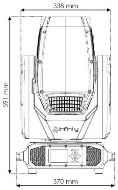338 mm 591 mm 370 mm infriy