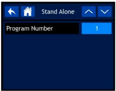 Stand Alone Program Number 1