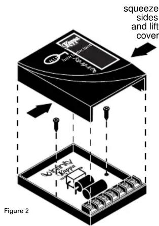 squeeze sides and lift cover Quantity Cover Figure 2