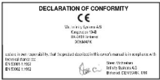 DECLARATION OF CONFORMITY CE Wu Jinyi Spuma AG Kangunan 5HB HK-0431 Banker DELAPEK cataly in own responsibility, that the product described in this owner's manual is an implant case with Technical Standards 2022 EN 53861.11952 EN 53862.11952 Shen Zhongshan In its Business AG Branded DELAPEK 1998