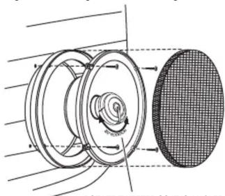 ROTATE TWEETER SO IT IS ANGLED