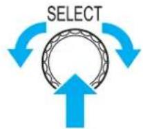 PANASONIC AK-HCU250PSJ - Turn the [SELECT] dial to change the value, and then press the [SELECT] dial. - 2