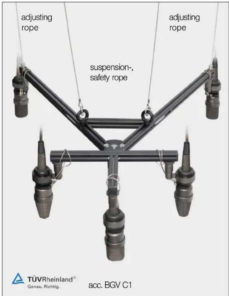 adjusting rope adjusting rope suspension-, safety rope TÜVRheinland® Genau. Richtig. acc. BGV C1