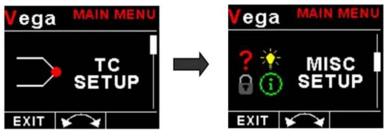 MGL Avionics TC-4 - Menu System - 1