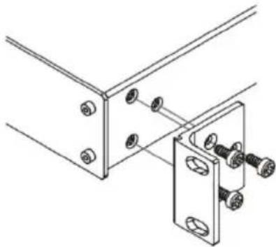 Kramer VP-438 - To rack-mount a machine: - 1