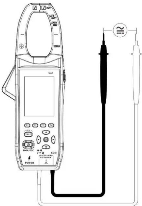 Owon 1000A - Measuring AC or DC Voltage - 2