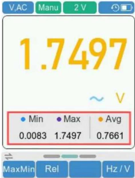Owon 1000A - Making Max/Min Measurements - 1