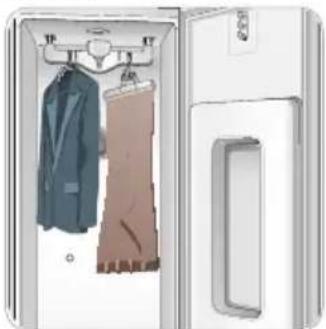 LG S3BF - Wie man Hosen auf dem Kleiderbügel für Hosen aufhängt. - 3