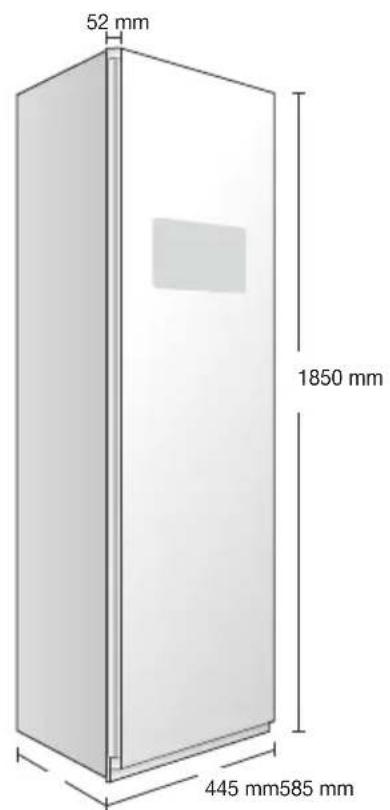 52 mm 1850 mm 445 mm585 mm