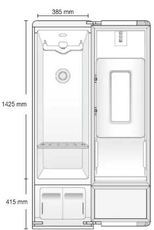385 mm 1425 mm 415 mm