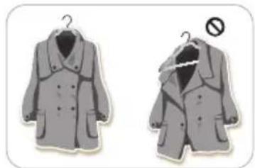 LG S3BF - Fasten the buttons and zippers on all garments and hang them on hangers. - 1