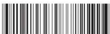 Black and white barcode image with vertical lines and a small number '1' at the top