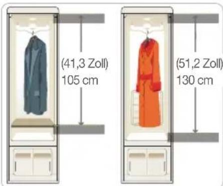 (41,3 Zoll) 105 cm (51,2 Zoll) 130 cm