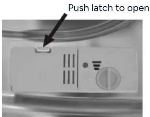 Push latch to open