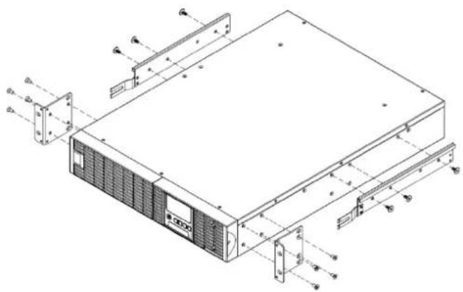 CyberPower OL3000ERTXL2U - 1: Entfernen der Abdeckungen - 2