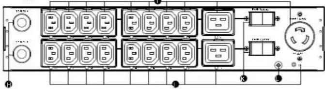 Electrical panel diagram with labeled components including switches, relays, and power connections