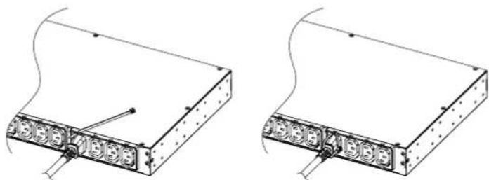 CyberPower PDU32SWHVCEE18ATNET - Power Cord Locking - For IEC Type ATS PDU - 3
