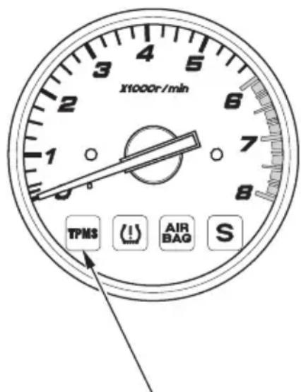 Honda Gold Wing Airbag (2012) - Tire Pressure Monitoring System (TPMS) Indicator - 1