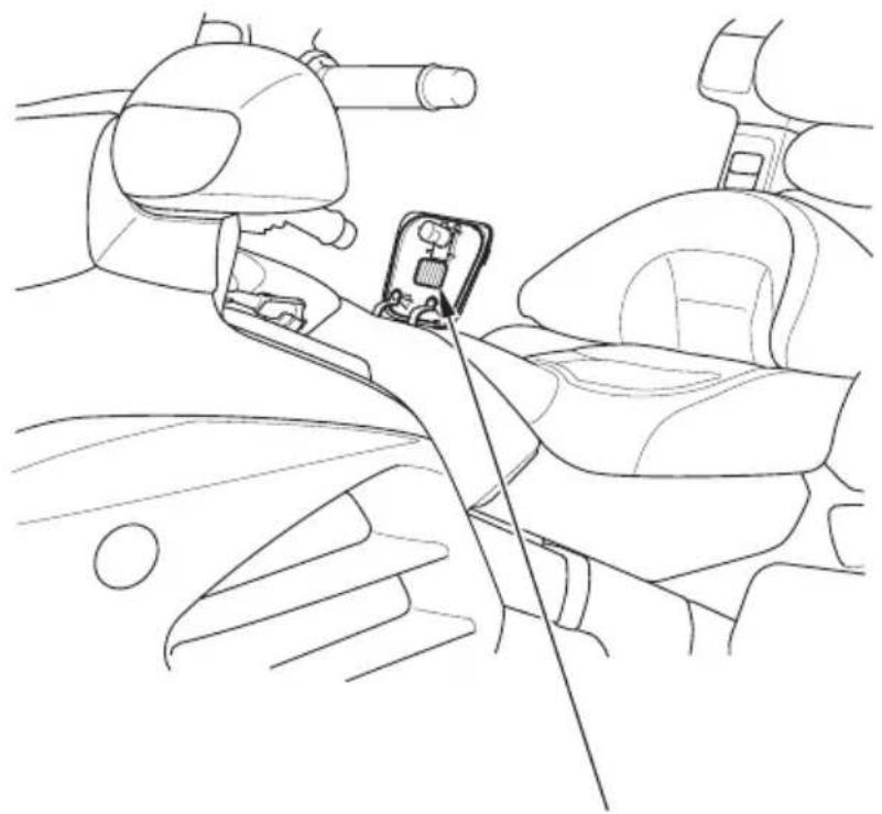 Honda Gold Wing Airbag (2012) - Color Label & Code - 1