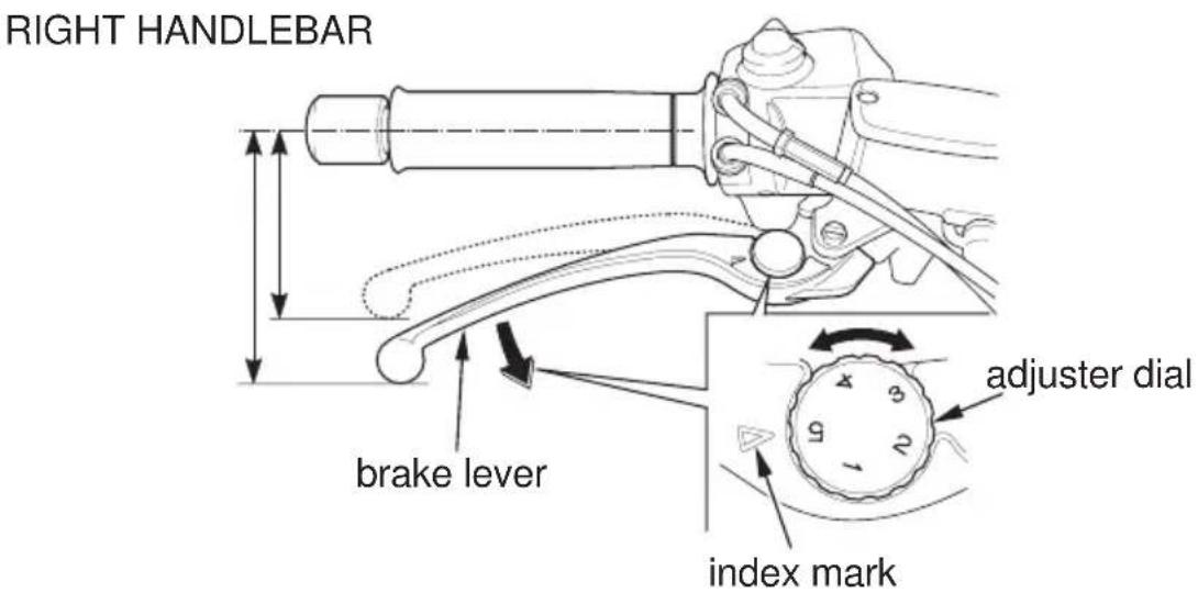 Honda Gold Wing Airbag (2012) - Front Brake Lever Adjustment - 1