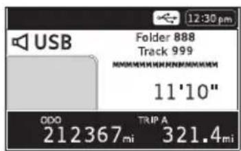 Honda Gold Wing Airbag (2012) - Playing a USB Flash Drive - 2