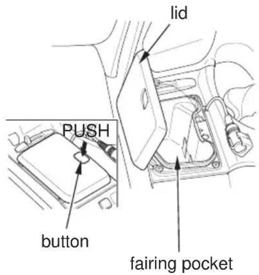 Honda Gold Wing Airbag (2012) - Fairing Pocket / Shelter Case - 1