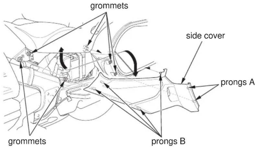 Honda Gold Wing Airbag (2012) - LEFT SIDE - 1
