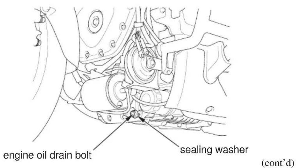 Honda Gold Wing Airbag (2012) - FRONT, UNDER ENGINE - 1