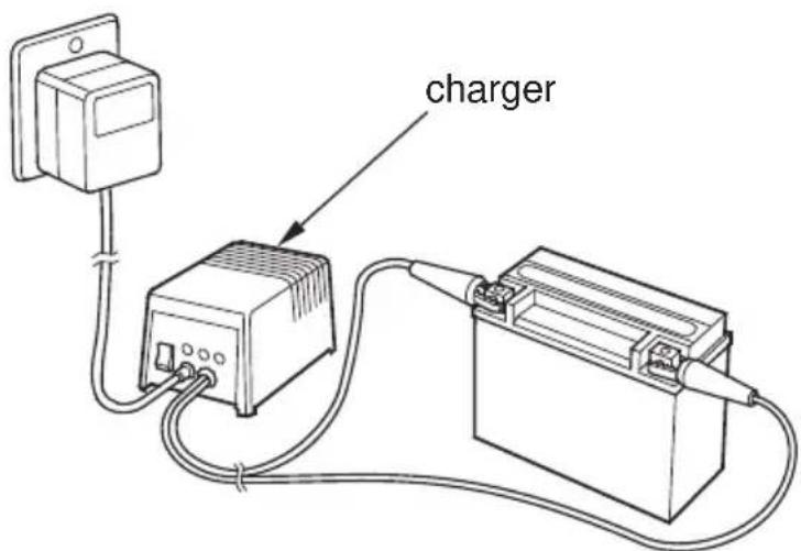 Honda Gold Wing Airbag (2012) - Battery Charging - 1
