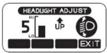 Honda Gold Wing Airbag (2012) - Headlight Beam Adjustment Switch - 2