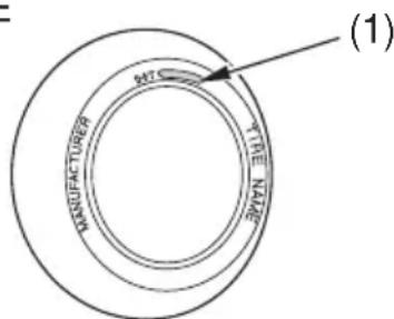 Honda Gold Wing Airbag (2012) - TIRE LABELING EXAMPLE - 1