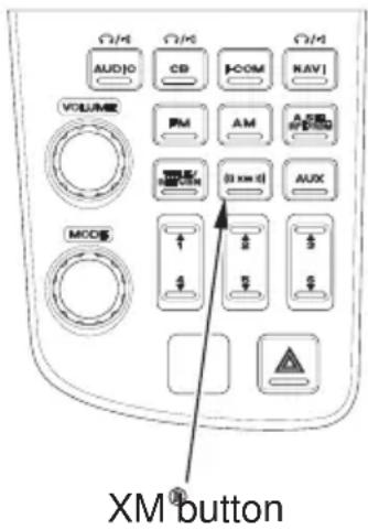 Honda Gold Wing Airbag (2012) - Operating the XM Radio - 1