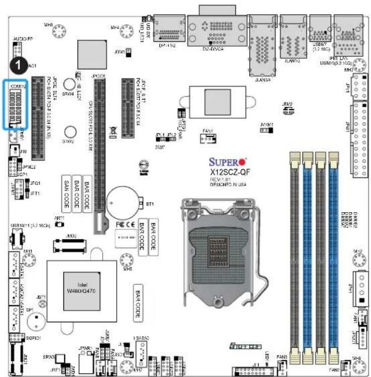 SUPER X12SCZ-QF REV:7.01 DESIGNED IN USA