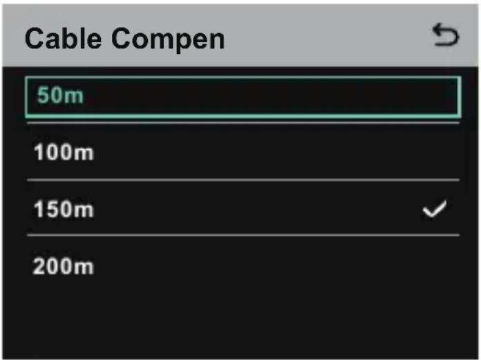 Cable Compen 50m 100m 150m 200m