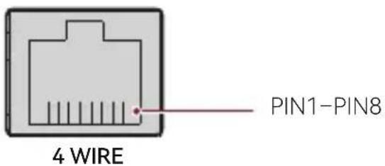 4 WIRE PIN1-PIN8