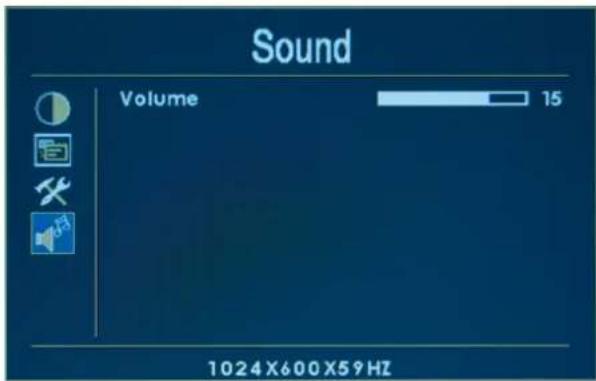 Sound Volume 15 1024X600X59HZ