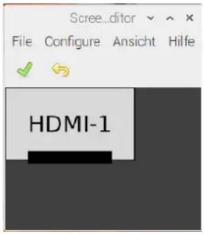 Scree...ditor File Configure Ansicht Hilfe HDMI-1