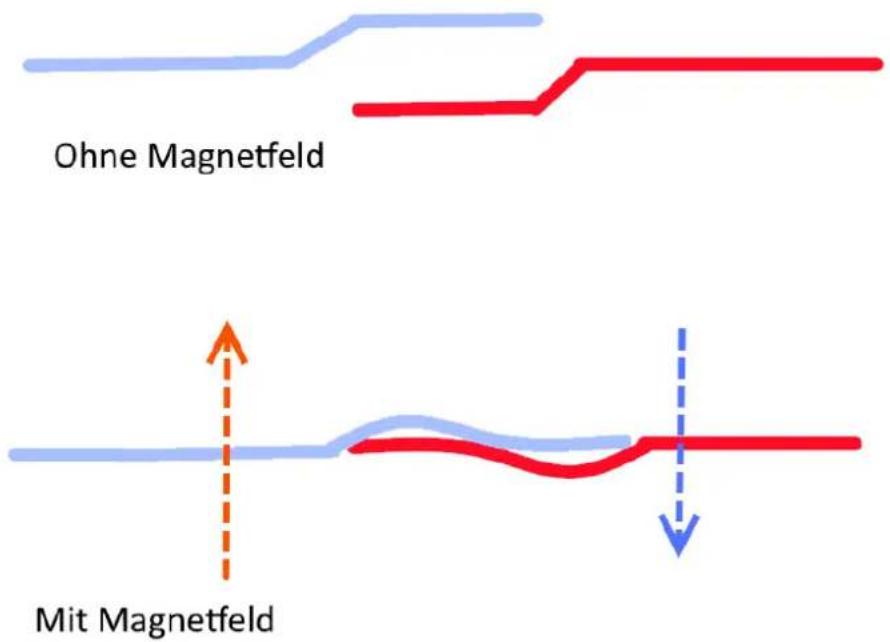 Ohne Magnetfeld Mit Magnetfeld