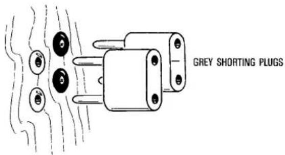 GREY SHORTING PLUGS
