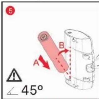 5 A B 45°