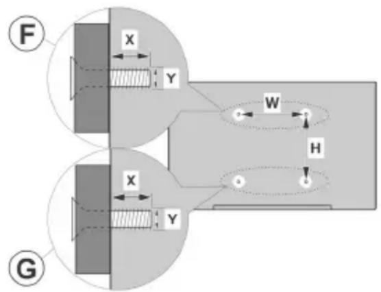 Nabo 50 FT6000 - Bei Verwendung der Wandhalterung - 1