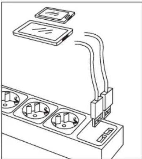 VIVANCO EBLS 3W2USB - Inbetriebnahme und Bedienung - 1