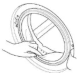 Exquisit WA56110-020A - Clean the door sealing ring - 1