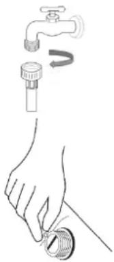 Exquisit WA56110-020A - Clean water inlet strainer - 1
