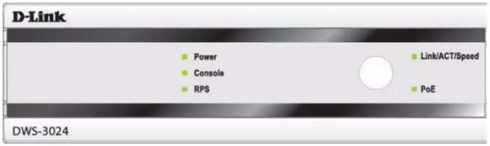 D-Link Power Console RPS Link/ACT/Speed PoE DWS-3024