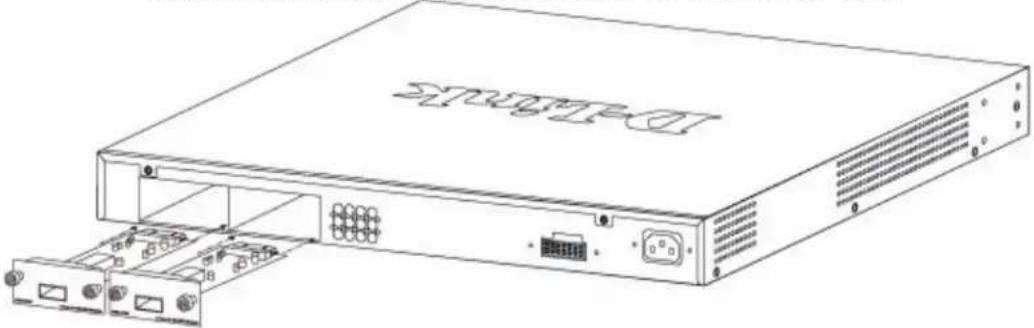D-LINK DWS-3024 - Installing the Optional Modules - 4