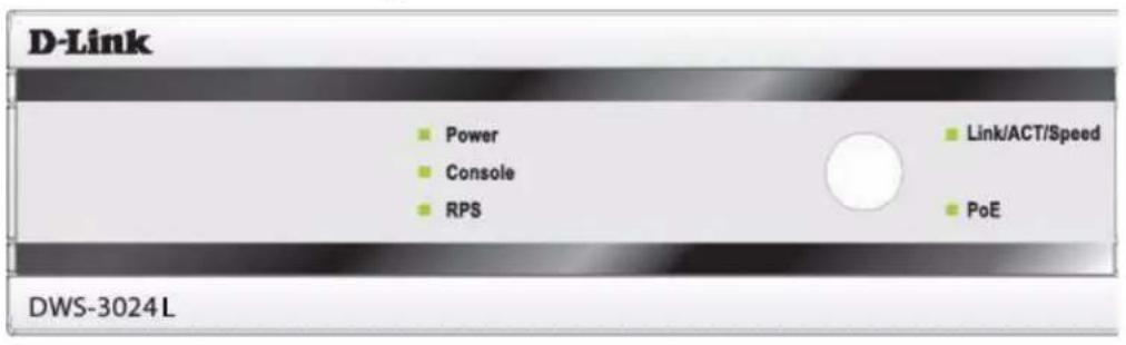 D-Link Power Console RPS Link/ACT/Speed PoE DWS-3024L